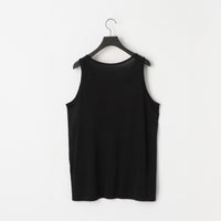 KANEMASA PHIL  46G Cotton Thin Pack Tank  BLACK