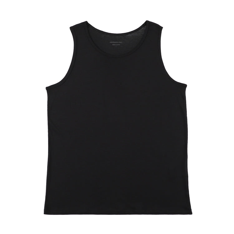 KANEMASA PHIL  18G Wool Pack Tank No.KM-TANKW  BLACK