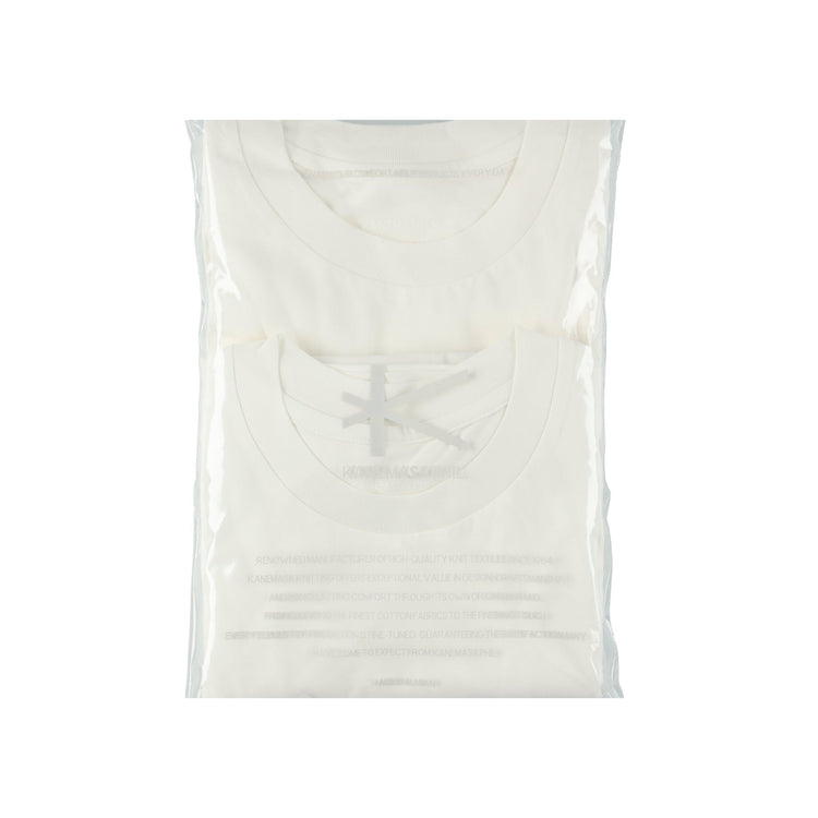 KANEMASA PHIL / 36G High Twist Pack Tee WHITE