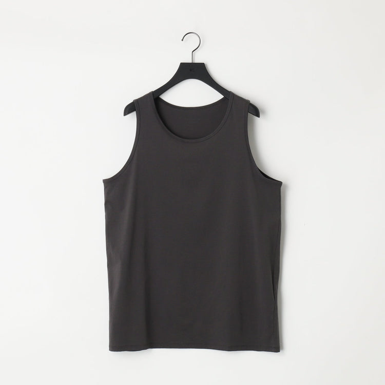 KANEMASA PHIL  46G Cotton Thin Pack Tank  CHARCOAL