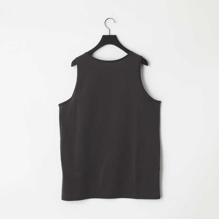 KANEMASA PHIL  46G Cotton Thin Pack Tank  CHARCOAL