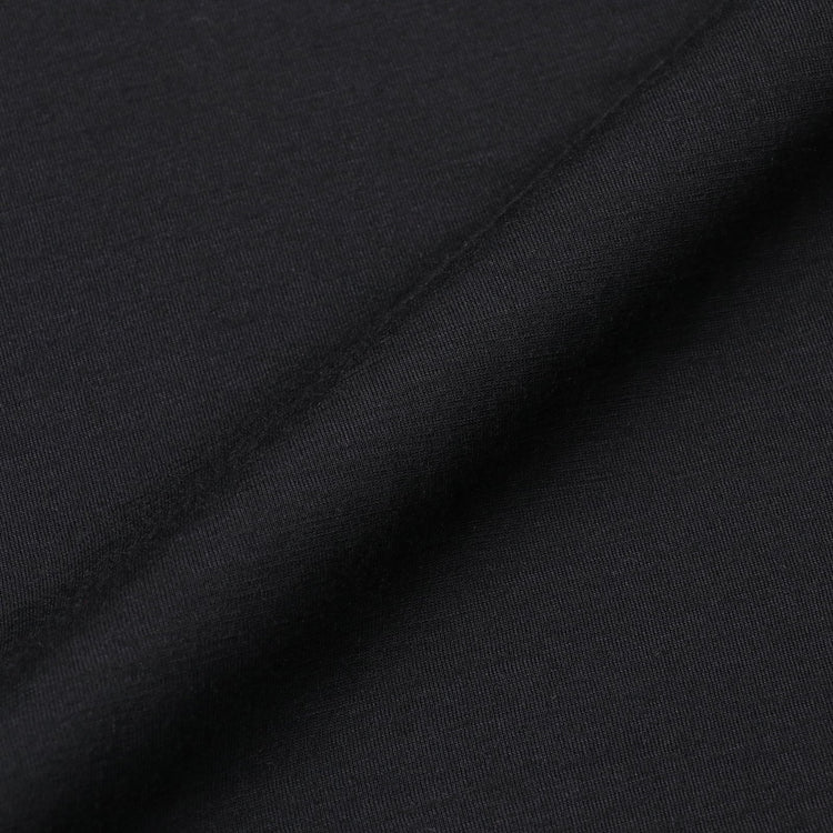 KANEMASA PHIL 36G Wool S/S Tee BLACK