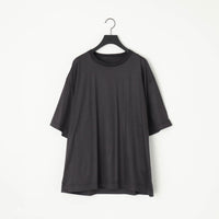KANEMASA PHIL 36G Wool S/S Tee CHARCOAL