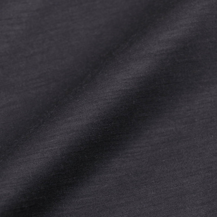 KANEMASA PHIL 36G Wool S/S Tee CHARCOAL