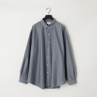 KANEMASA PHIL / 46G Atmosphere Stripe Shirt BLUE(Gloucester Blue)