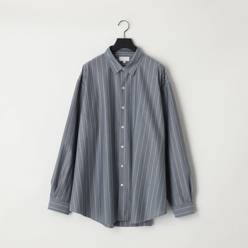 KANEMASA PHIL / 46G Atmosphere Stripe Shirt BLUE(Gloucester Blue)