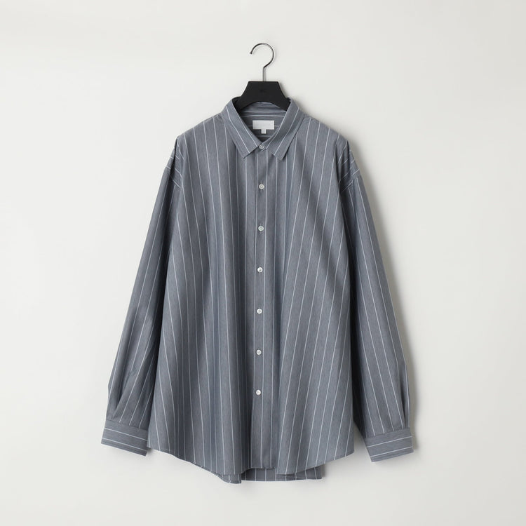 KANEMASA PHIL / 46G Atmosphere Stripe Shirt BLUE(Gloucester Blue)