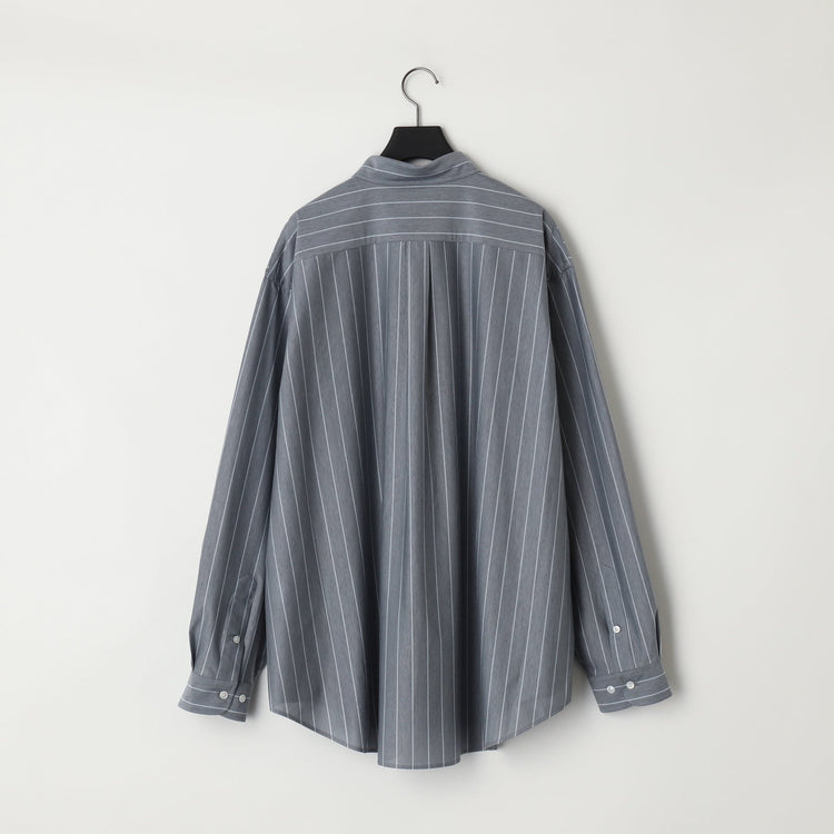 KANEMASA PHIL / 46G Atmosphere Stripe Shirt BLUE(Gloucester Blue)