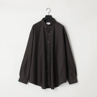 KANEMASA PHIL / 46G Atmosphere Stripe Shirt GREY(Nile Grey)