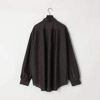 KANEMASA PHIL / 46G Atmosphere Stripe Shirt GREY(Nile Grey)