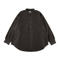 KANEMASA PHIL / 46G Atmosphere Stripe Shirt GREY(Nile Grey)