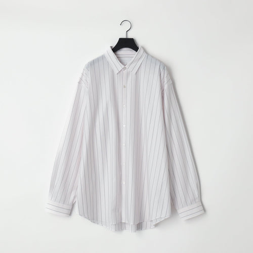 KANEMASA PHIL / 46G Atmosphere Stripe Shirt WHITE(Nova White)