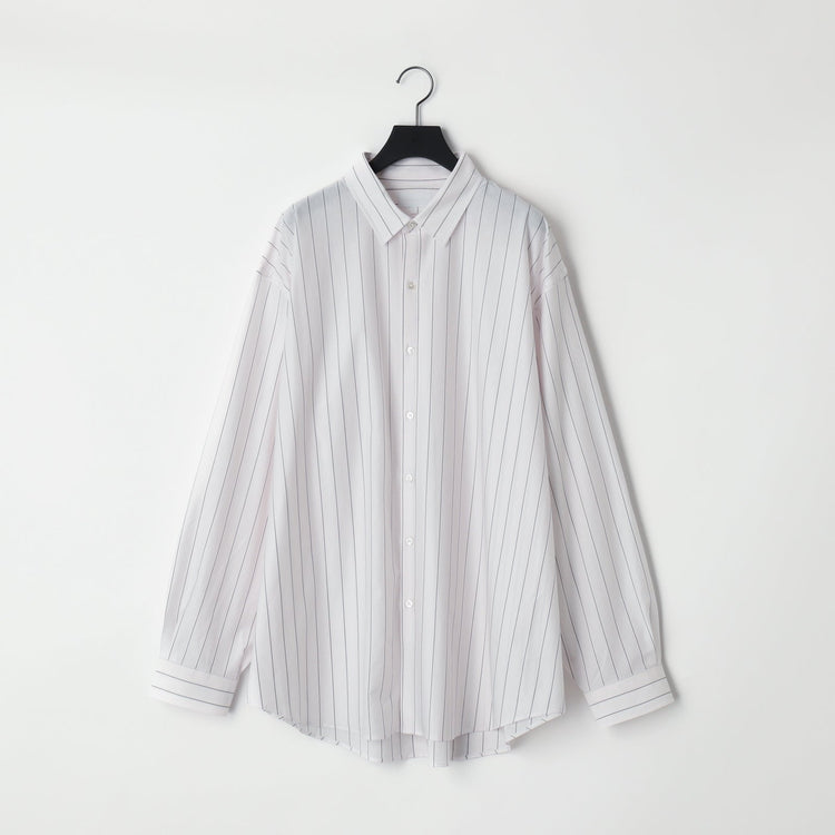 KANEMASA PHIL / 46G Atmosphere Stripe Shirt WHITE(Nova White)