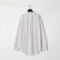 KANEMASA PHIL / 46G Atmosphere Stripe Shirt WHITE(Nova White)