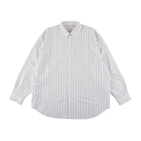 KANEMASA PHIL / 46G Atmosphere Stripe Shirt WHITE(Nova White)