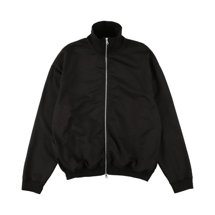 KANEMASA PHIL 28G Cupro Zip Sweat BLACK(Night Black)