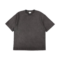 KANEMASA PHIL / 36G Low Twist Garment Dye S/S Tee CHARCOAL PIGMENT