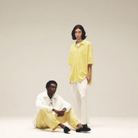 KANEMASA PHIL / 46G Atmosphere Stripe S/S Shirt KHAKI