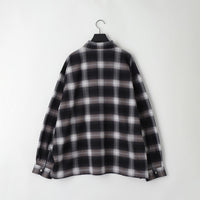 KANEMASA PHIL  28G Ombre Check Balise Shirt No.KM26A-019A BLACK WHITE