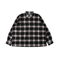 KANEMASA PHIL  28G Ombre Check Balise Shirt No.KM26A-019A BLACK WHITE