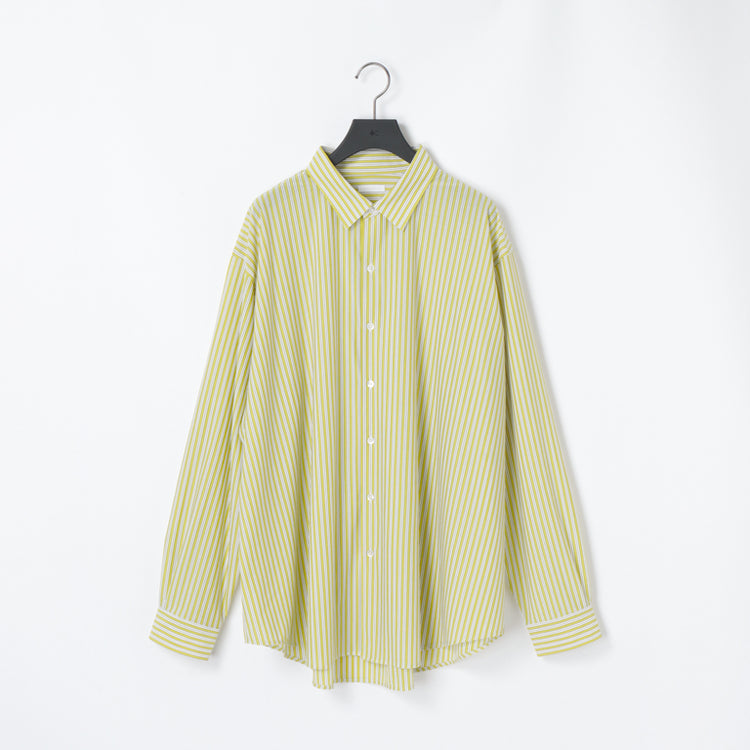 KANEMASA PHIL  46G Stripe Atmosphere Shirt KM26A-022 YELLOW BLACK
