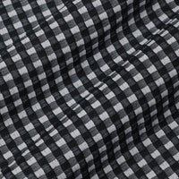 KANEMASA PHIL  36G Wool Check Balise Shirt No.KM26A-019 BLACK WHITE