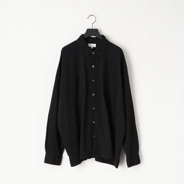 KANEMASA PHIL 36G Nylon Balise Shirt BLACK DYE