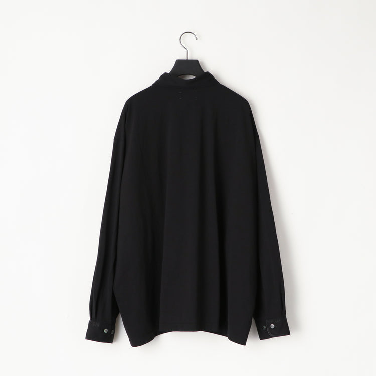 KANEMASA PHIL 36G Nylon Balise Shirt BLACK DYE