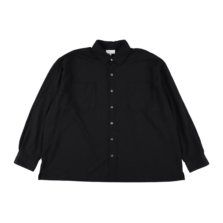 KANEMASA PHIL 36G Nylon Balise Shirt BLACK DYE