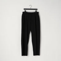 KANEMASA PHIL 36G Nylon Tuck Easy Pants BLACK DYE