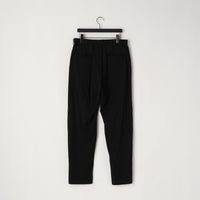 KANEMASA PHIL 36G Nylon Tuck Easy Pants BLACK DYE