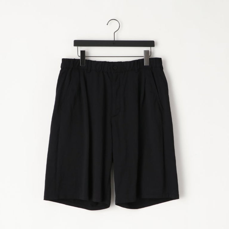 KANEMASA PHIL 36G Nylon Tuck Easy Shorts BLACK DYE