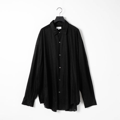 KANEMASA PHIL  46G Artisan Shirt  BLACK