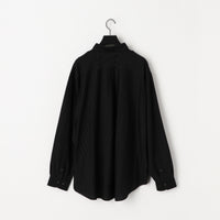 KANEMASA PHIL 46G Stripe Atmosphere Shirt BLACK