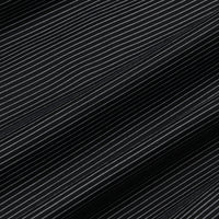 KANEMASA PHIL 46G Stripe Atmosphere Shirt BLACK