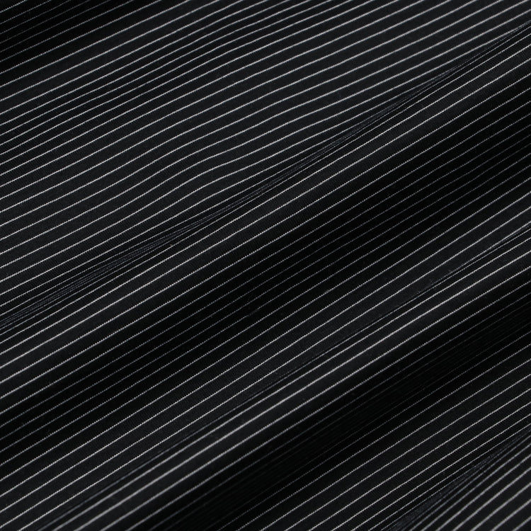 KANEMASA PHIL 46G Stripe Atmosphere Shirt BLACK