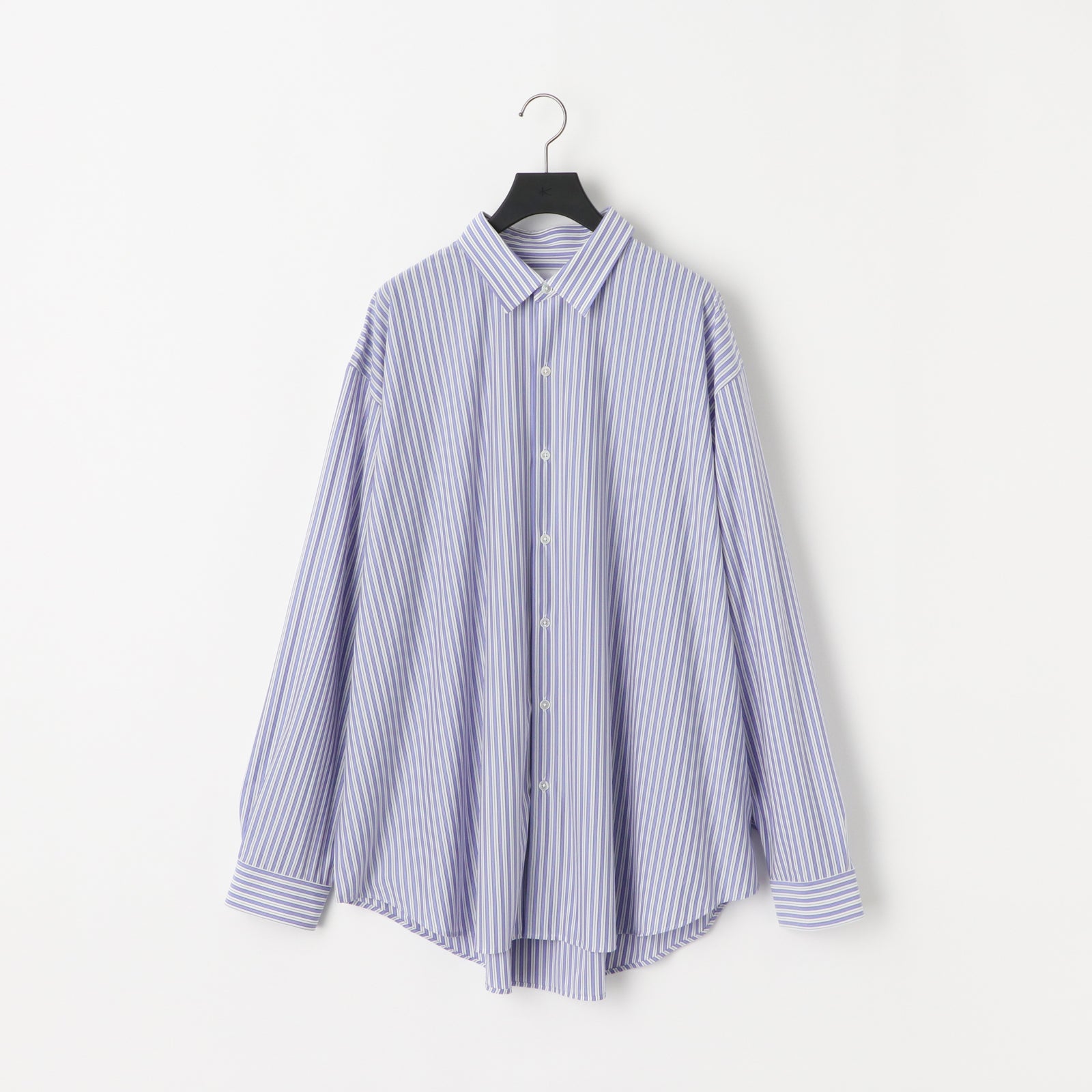 KANEMASA PHIL 46G Stripe Atmosphere Shirt SAX BLACK – CASDAY / キャスデイ ...