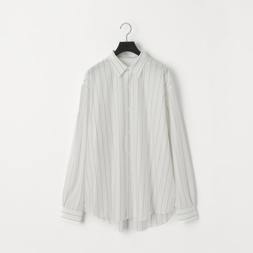 KANEMASA PHIL 46G Stripe Atmosphere Shirt WHITE