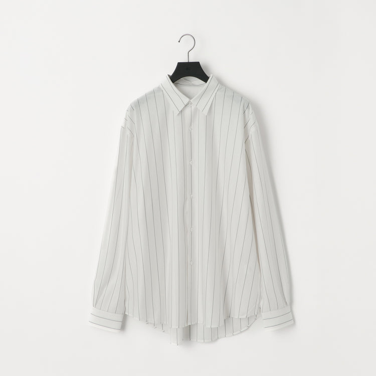 KANEMASA PHIL 46G Stripe Atmosphere Shirt WHITE