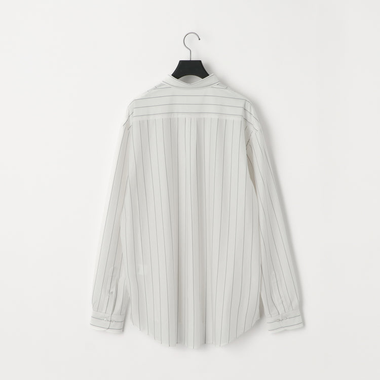 KANEMASA PHIL 46G Stripe Atmosphere Shirt WHITE