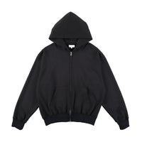KANEMASA PHIL 36G Fine Sweat Zip Hoodie BLACK DYE