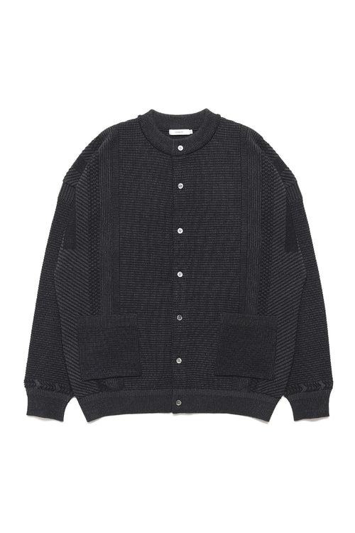 YASHIKI Shinryo Cardigan (新涼) YSK-26AW-KN01 BLACK