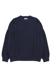 YASHIKI   Yukishiro Knit （雪代） YSK-26SS-KN02 DARK NAVY