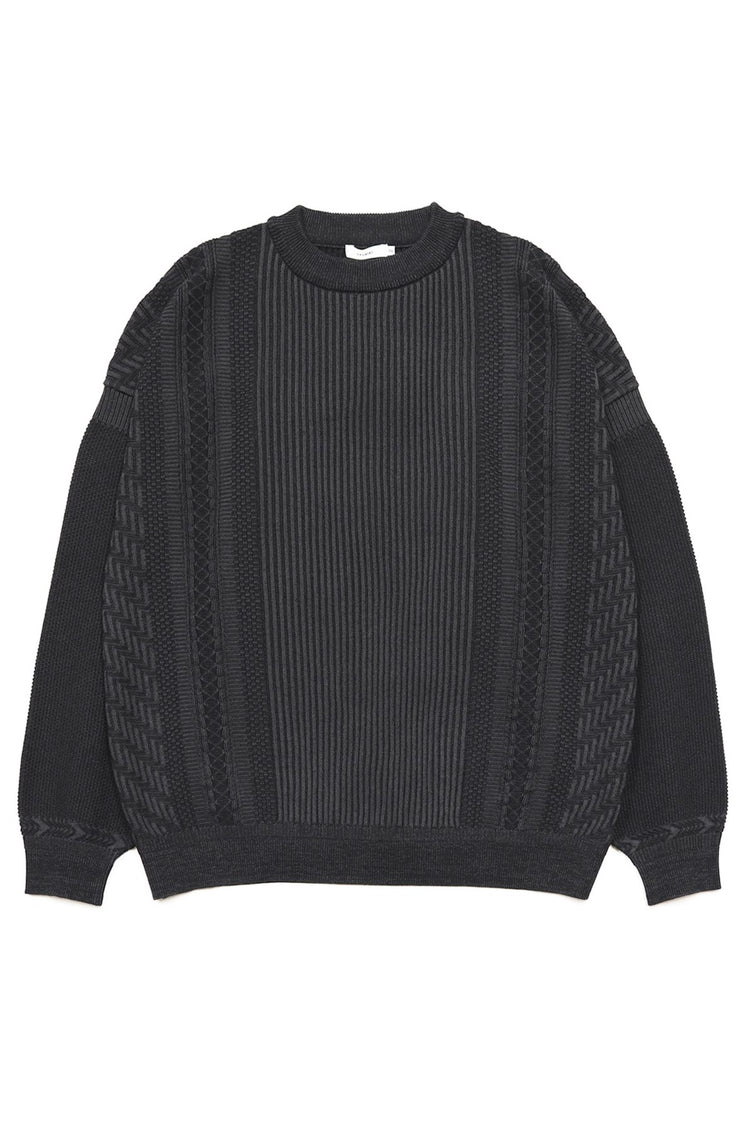YASHIKI Yukishiro Knit (YSK-26SS-KN02 BLACK)