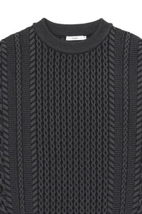 YASHIKI  YSK-25AW-KN03    Fubuki Knit BLACK