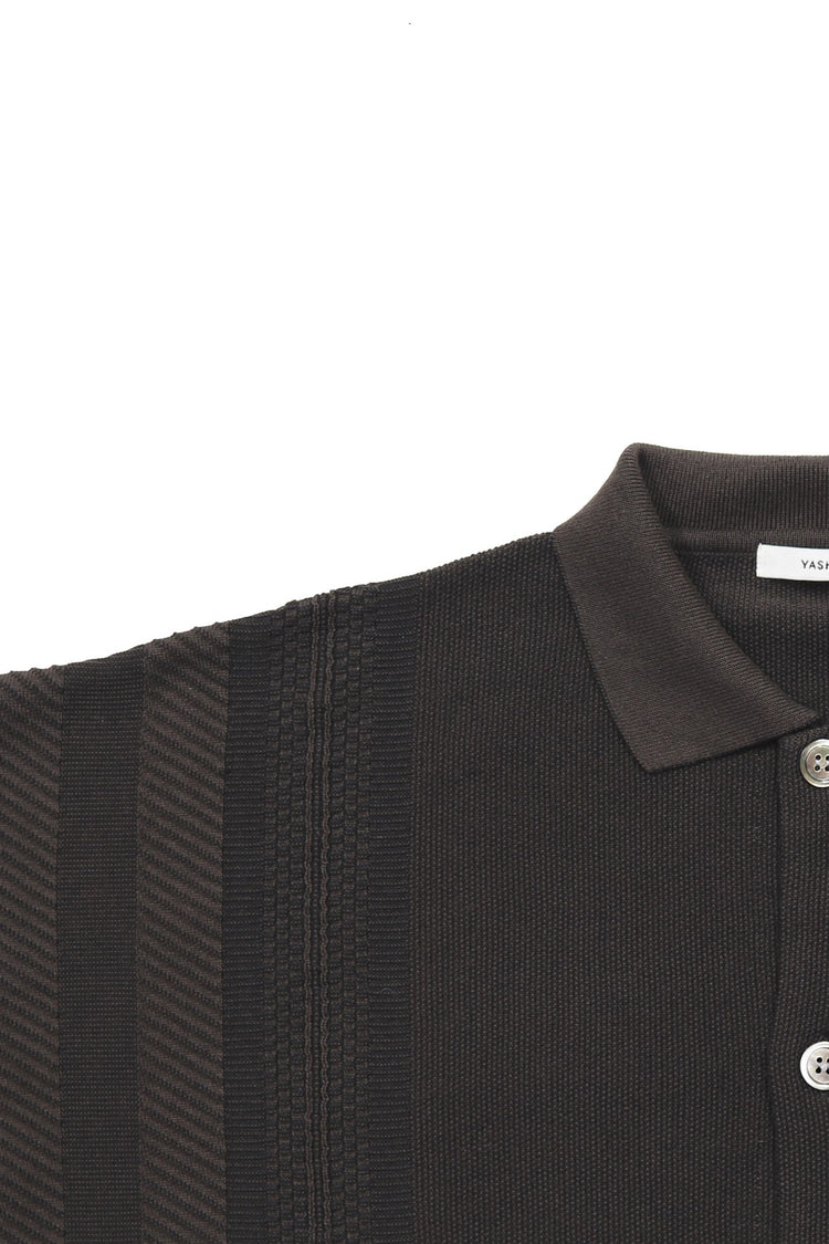 YASHIKI   Kokuu Collar Cardigan （穀雨）BROWN   YSK-26SS-KN03