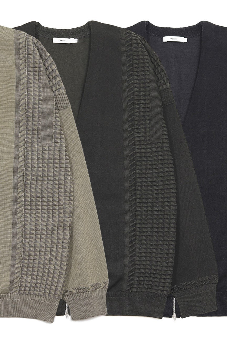 YASHIKI  YSK-25AW-KN04    Hakuhyo Zip Cardigan