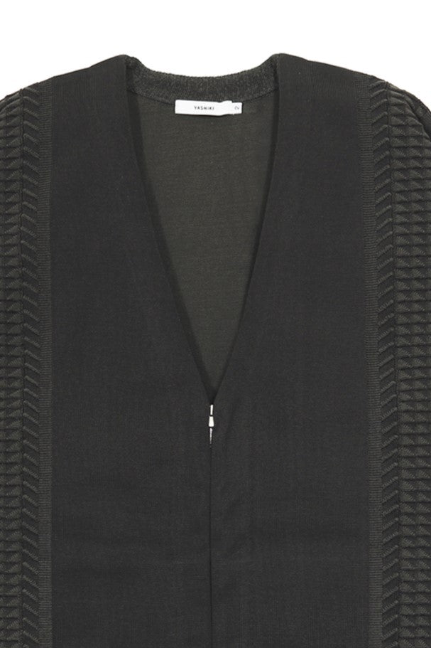 YASHIKI YSK-25AW-KN04 Hakuhyo Zip Cardigan 