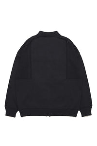 YASHIKI    Akiyo Zip Cardigan（秋夜）YSK-26AW-KN04 BLACK