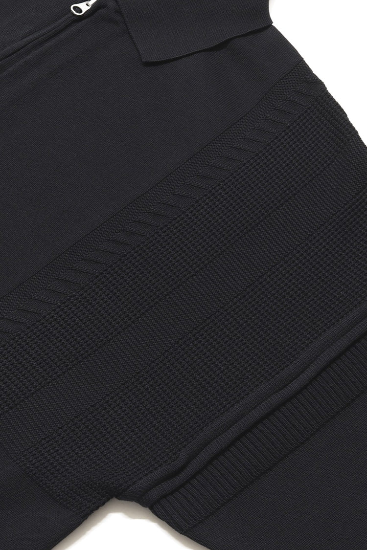 YASHIKI    Akiyo Zip Cardigan（秋夜）YSK-26AW-KN04 BLACK
